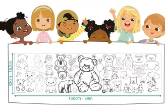 Misie XXL - kolorowanka 150cm - 3