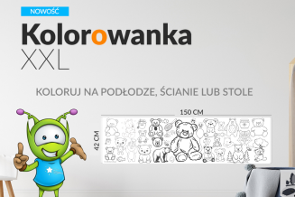 Misie XXL - kolorowanka 150cm - 4