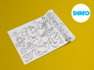 Dino XXL - kolorowanka o długości 150cm - 6
