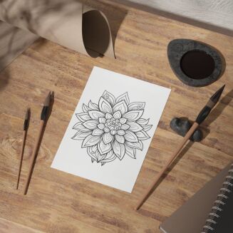 Kolorowanka PDF Mandala No.1 - 4