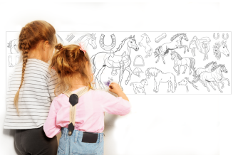 Konie XXL - kolorowanka 150cm - 2