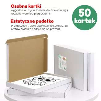 Zwierzątka - 50 kolorowanek A4 - 2