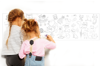 Koty XXL - kolorowanka o długości 150cm - 2