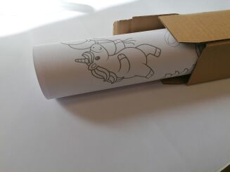 Jednorożce XXL - kolorowanka o długości 150cm - 5