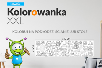 Wielkanoc XXL - kolorowanka o długości 150cm - 4