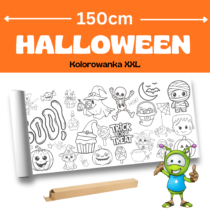 Halloween- miniatura - kolorowanki XXL 150cm